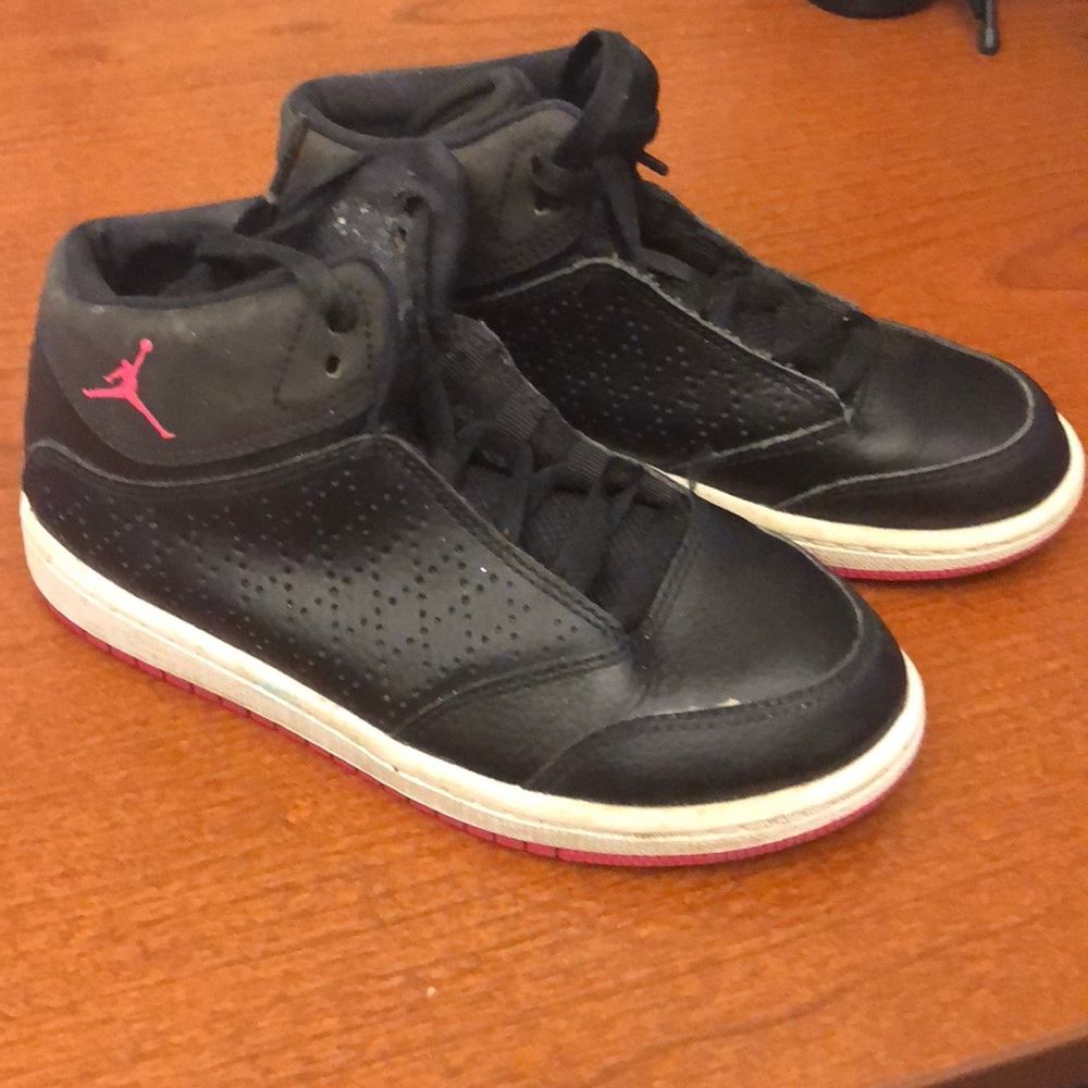 Jordan 1 Flight 5 Premium Black/Pink Size 12.5